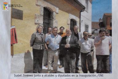 Inauguración Biblioteca de Palencia de Negrilla   Isabel Jiménez inaugura la nueva biblioteca municipal que tendrá  acceso internet