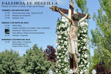Programa de fiestas    Fiestas en honor al Cristo de la Piedad. 3 al 5 de mayo de 2019